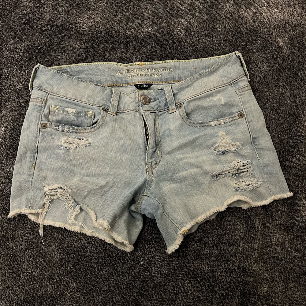 American eagle light wash Jean shorts OBO